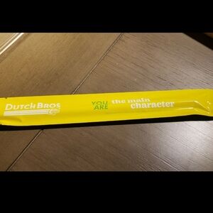 DUTCH BROS JAN 21 2026 COLOR CHANGING STRAW With Smiling Face Design